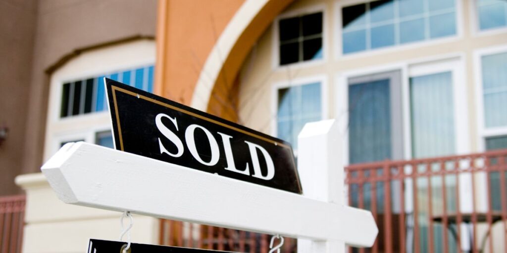 sold sign on house